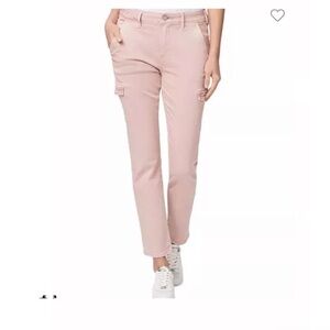 NWT Paige x Anthropologie Jolie Mid-Rise Straight Vintage Rouge Glow Jeans in 28